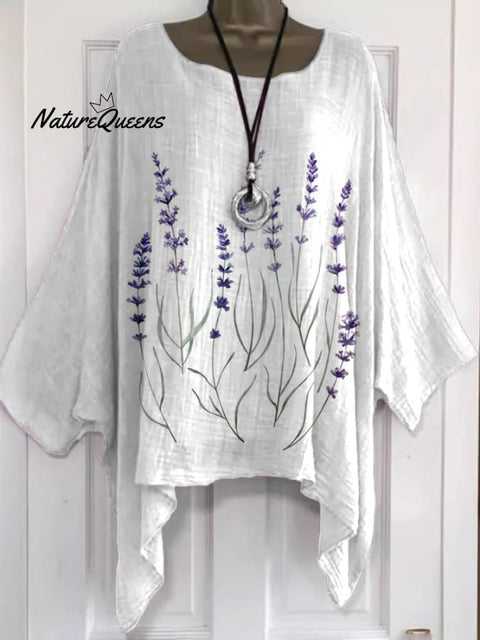 Women's Retro Floral Art Print Casual Shirt