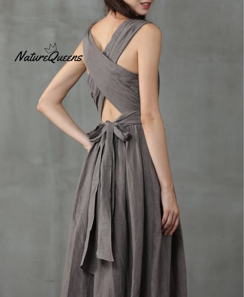Cross Back Cocktail Dress