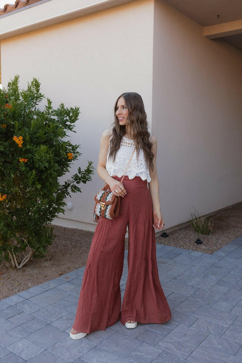 Boho Breeze Tiered Palazzo Pants