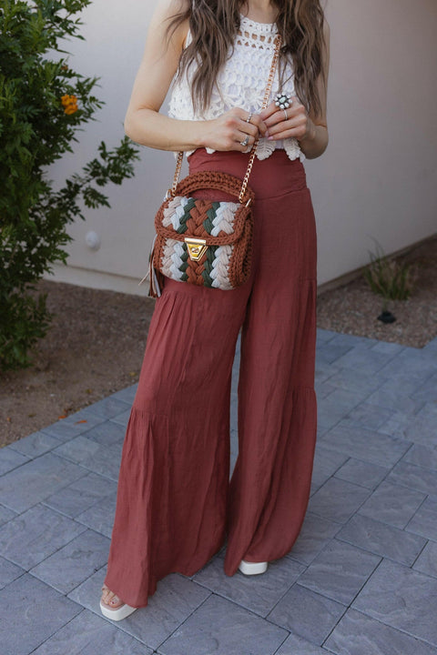 Boho Breeze Tiered Palazzo Pants