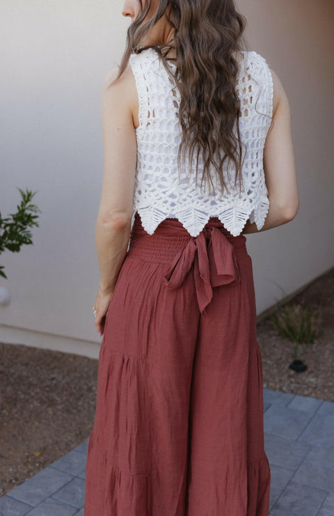 Boho Breeze Tiered Palazzo Pants