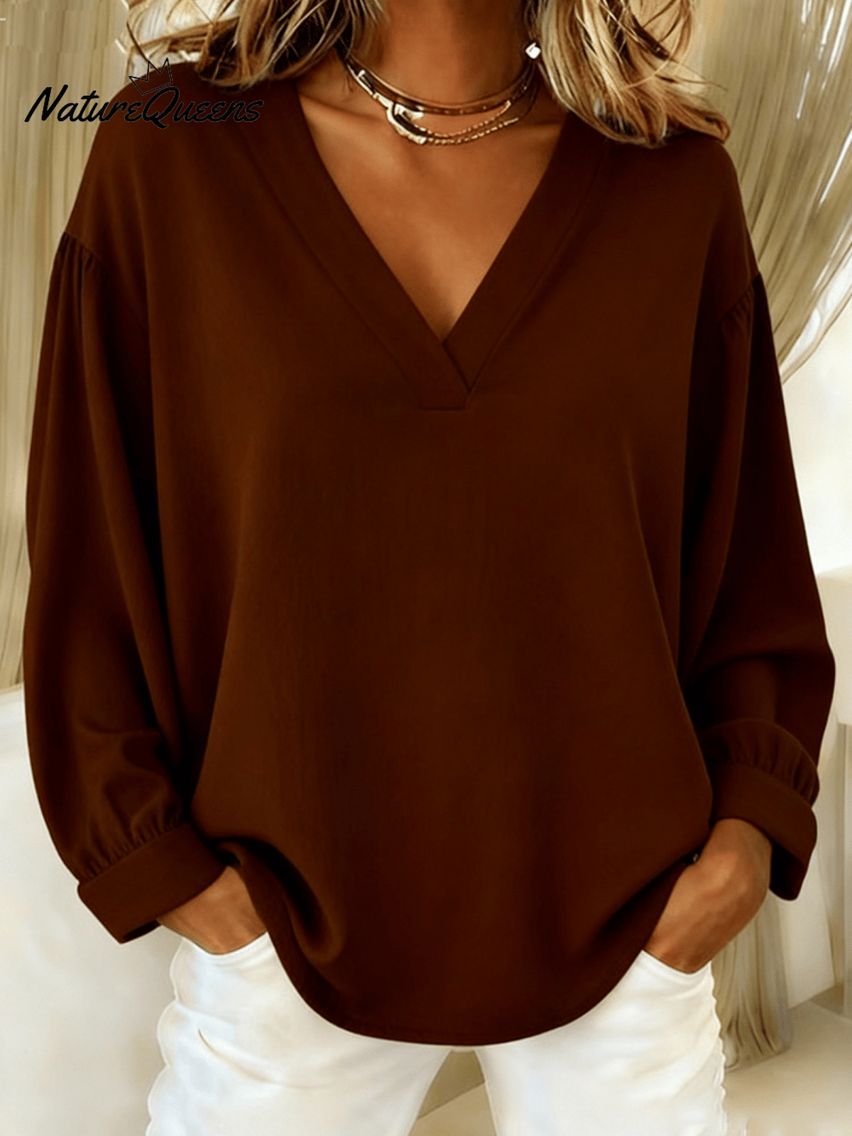 Women's Casual Solid ColorShirt