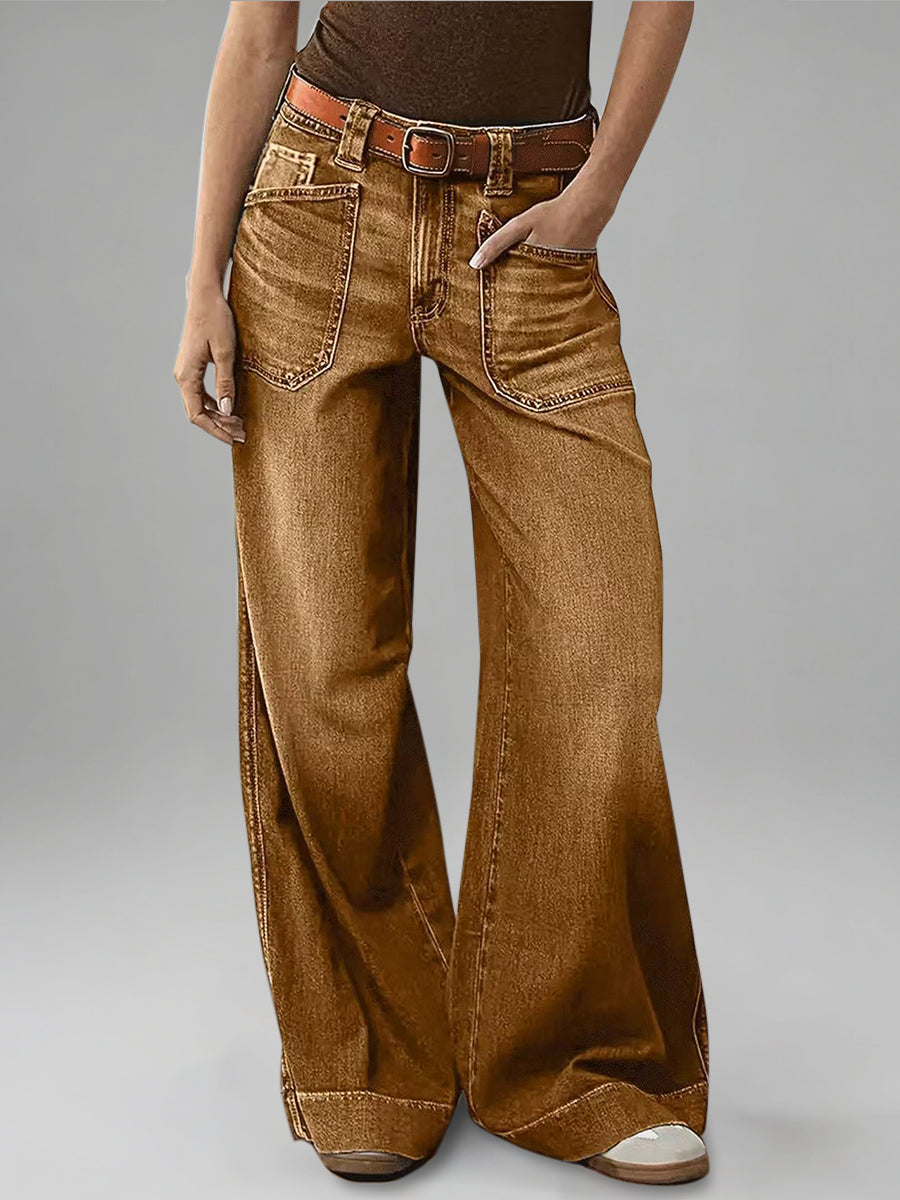 Daily Blue Pocket Vintage Denim Jeans