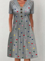 Women'S Casual Color-BlockDress