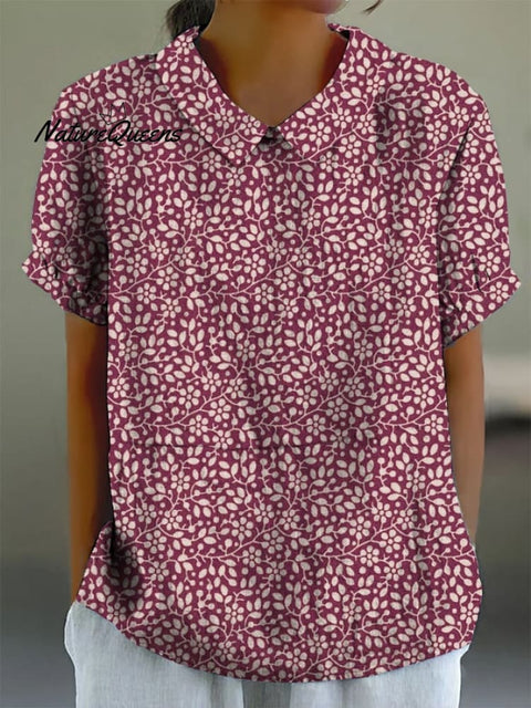 🔥Best Match🔥Women's Retro Floral Casual Shirt