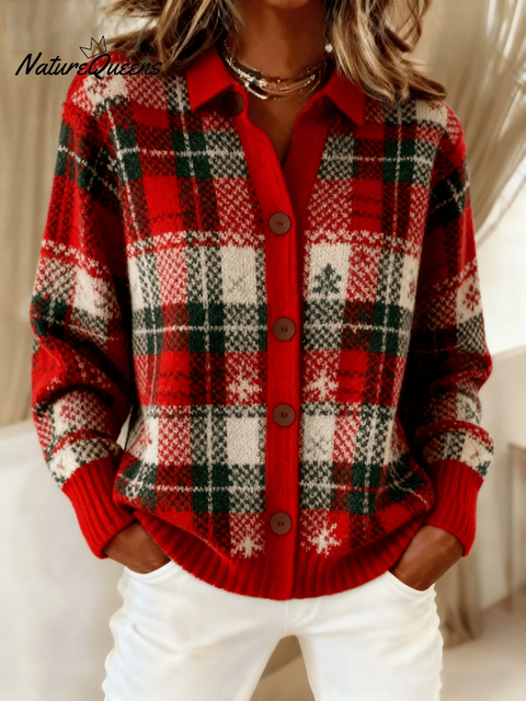 Women'S Casual Turndown Collar Sweater