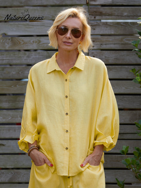Women's 100% Linen Shirt