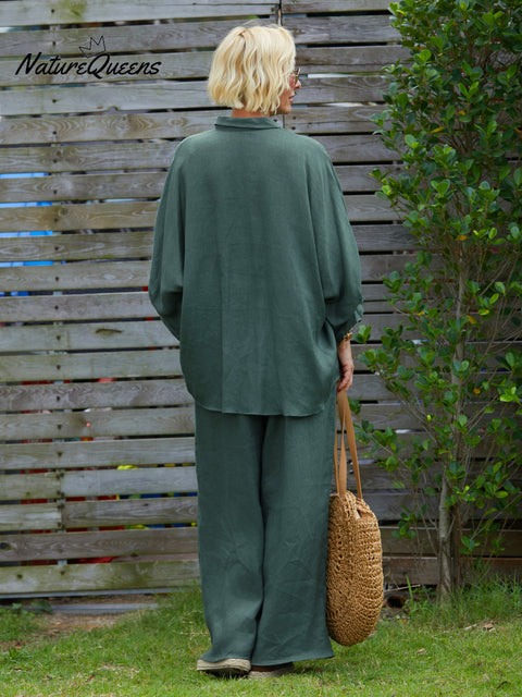 Women's 100% Linen Shirt