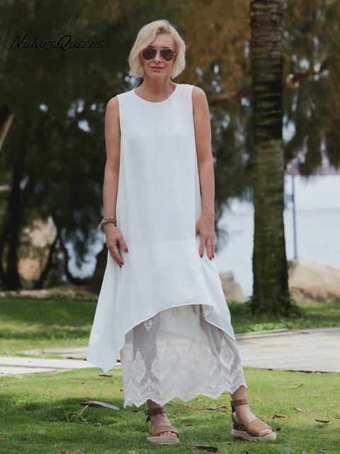 Women's Lace Dress Two-piece Set