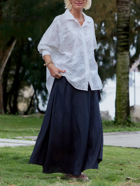 Women's 100% Cotton Embroidery Shirt