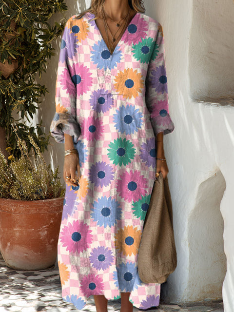 Women's Flowers Floral Art Casual Print Dress