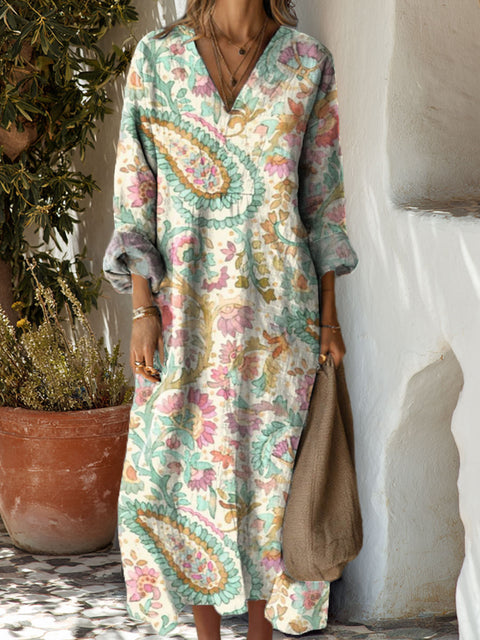 Women's Flowers Floral Art Casual Print Dress