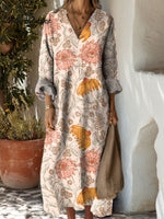 Women's Flowers Floral Art Casual Print Dress