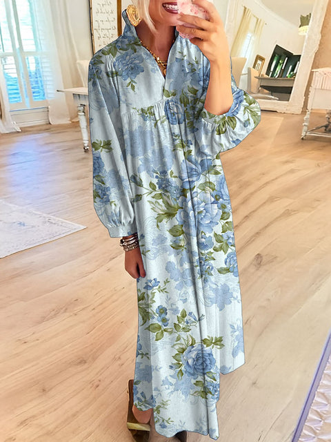 Women's Flowers Floral Art Casual Print Dress