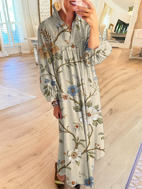 Women's Flowers Floral Art Casual Print Dress
