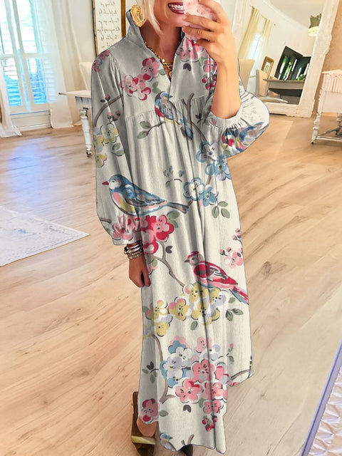 Women's Flowers Floral Art Casual Print Dress