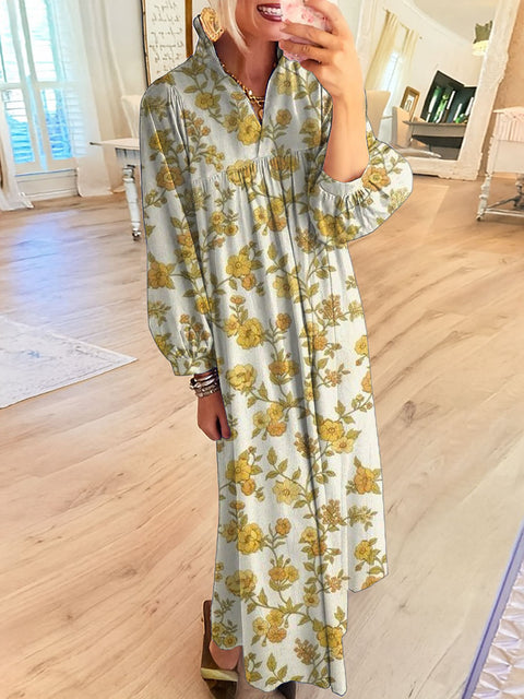 Women's Flowers Floral Art Casual Print Dress