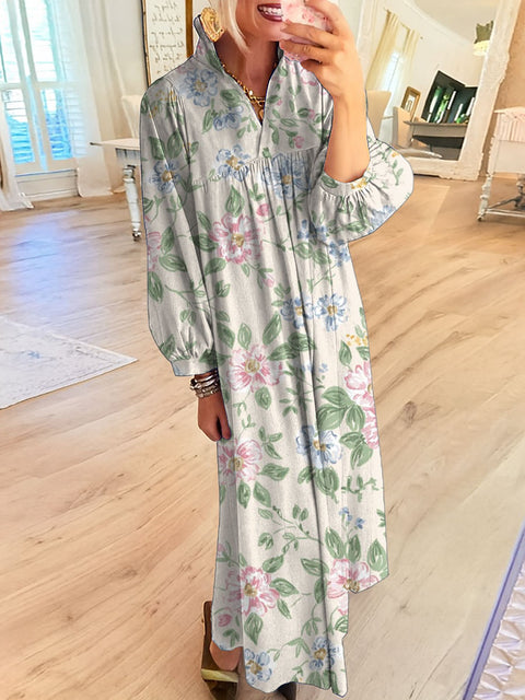 Women's Flowers Floral Art Casual Print Dress