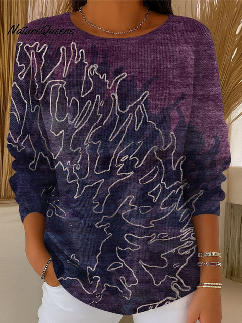 Women's Geometry Abstract Colors Abstract Art Casual Pullover Sweater