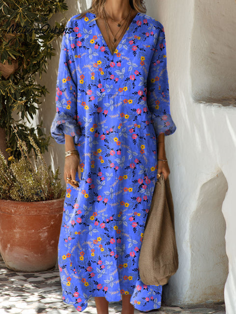 Women's Flowers Floral Art Casual Print Dress