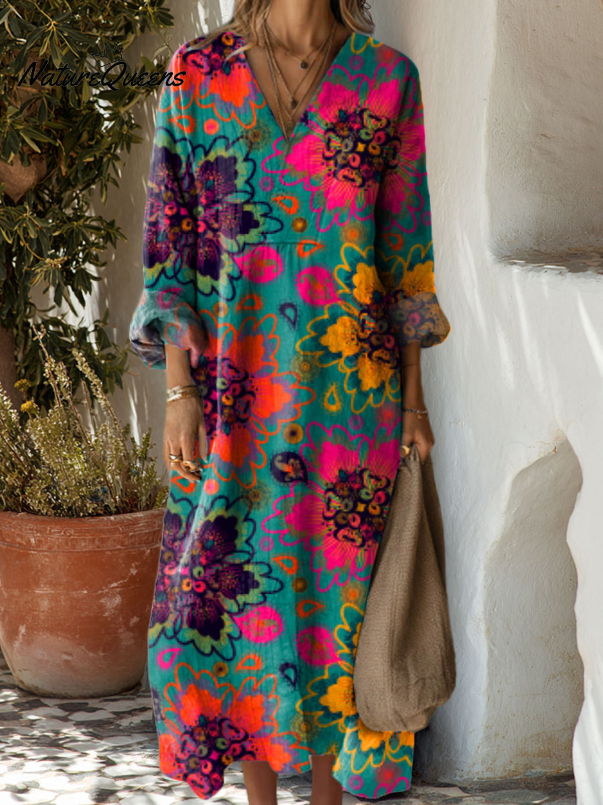 Women's Flowers Floral Art Casual Print Dress