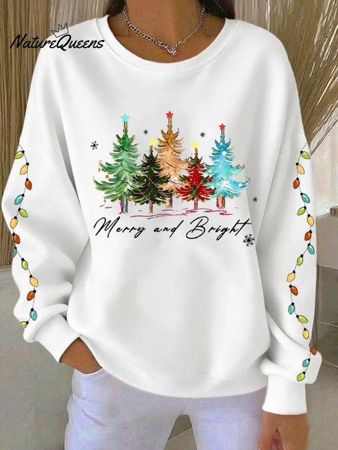 Women's Christmas Love like Jesus Printed Casual Sweatshirt