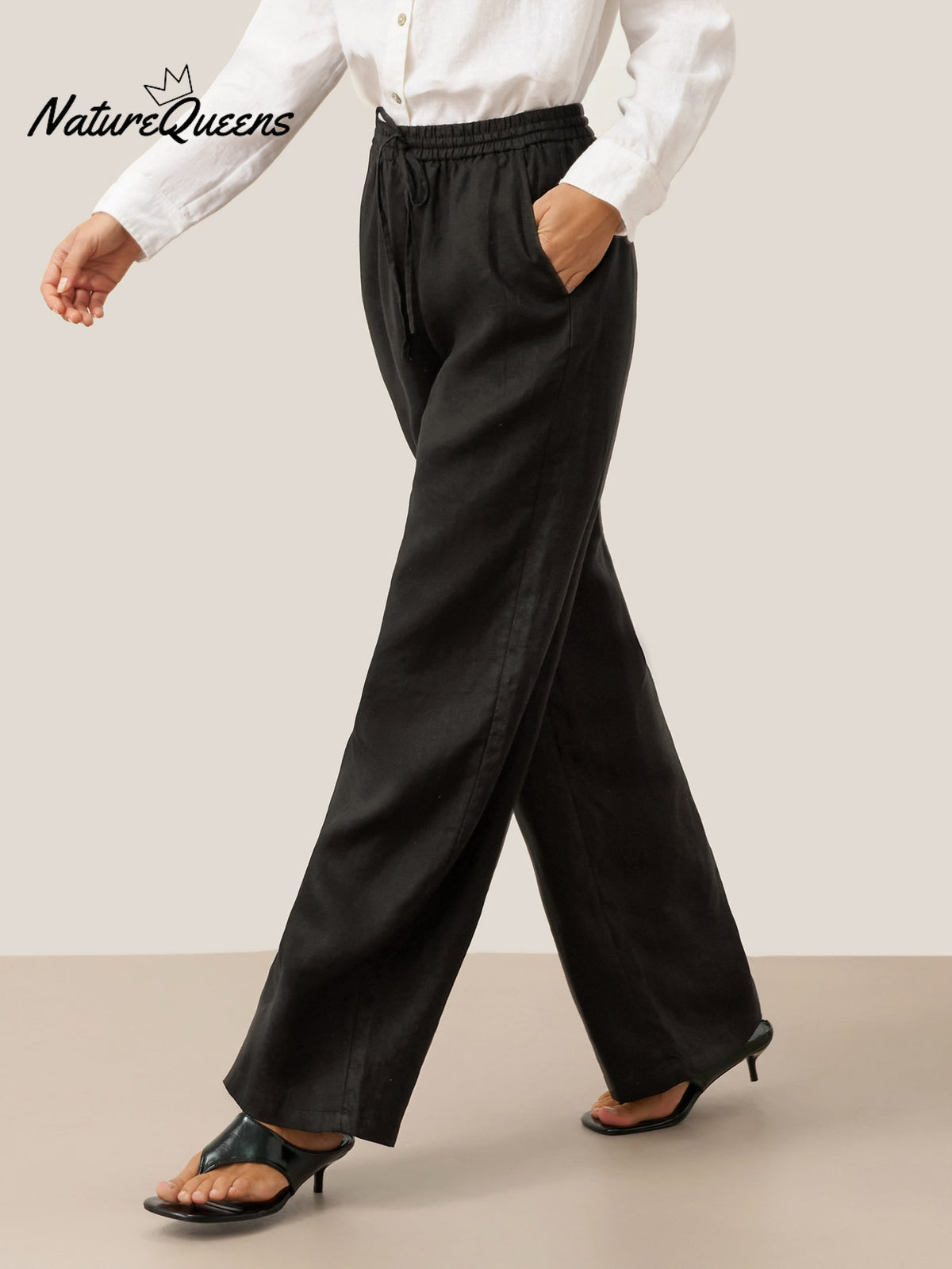 100% Linen Classic Pants LYON