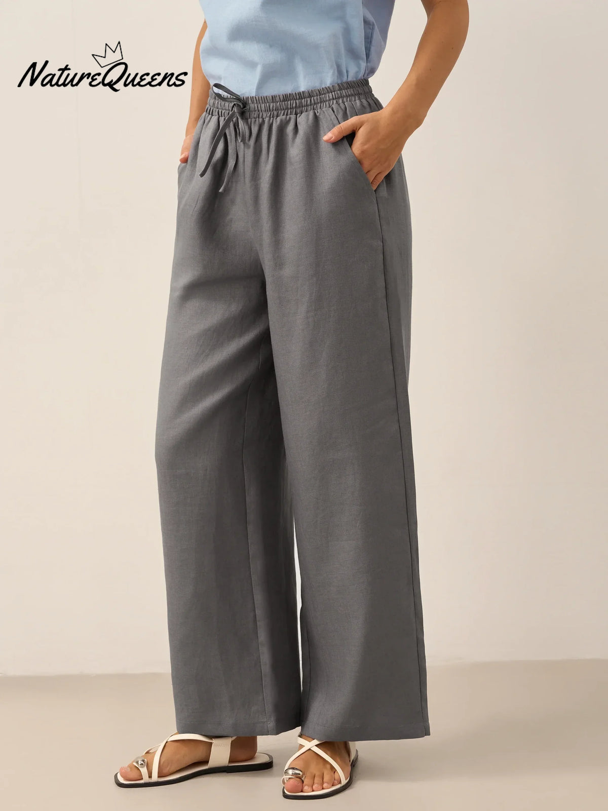 100% Linen Classic Pants LYON