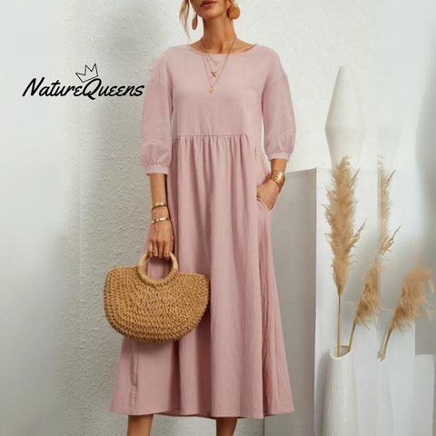 CHRISTINE? | Timeless Cotton Maxi Dress