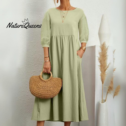 CHRISTINE? | Timeless Cotton Maxi Dress