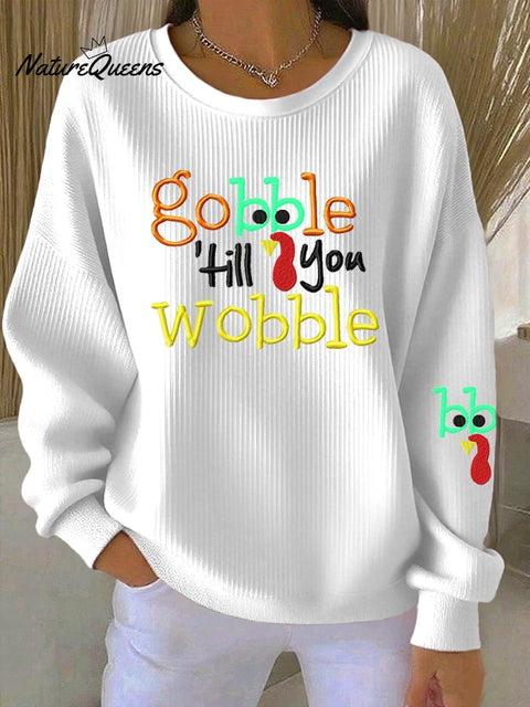 Women's Gobble Turkey Casual Sweatshirt