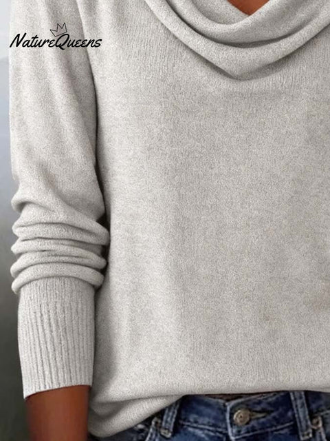 Women'S Casual Loose Long-Sleeved Top