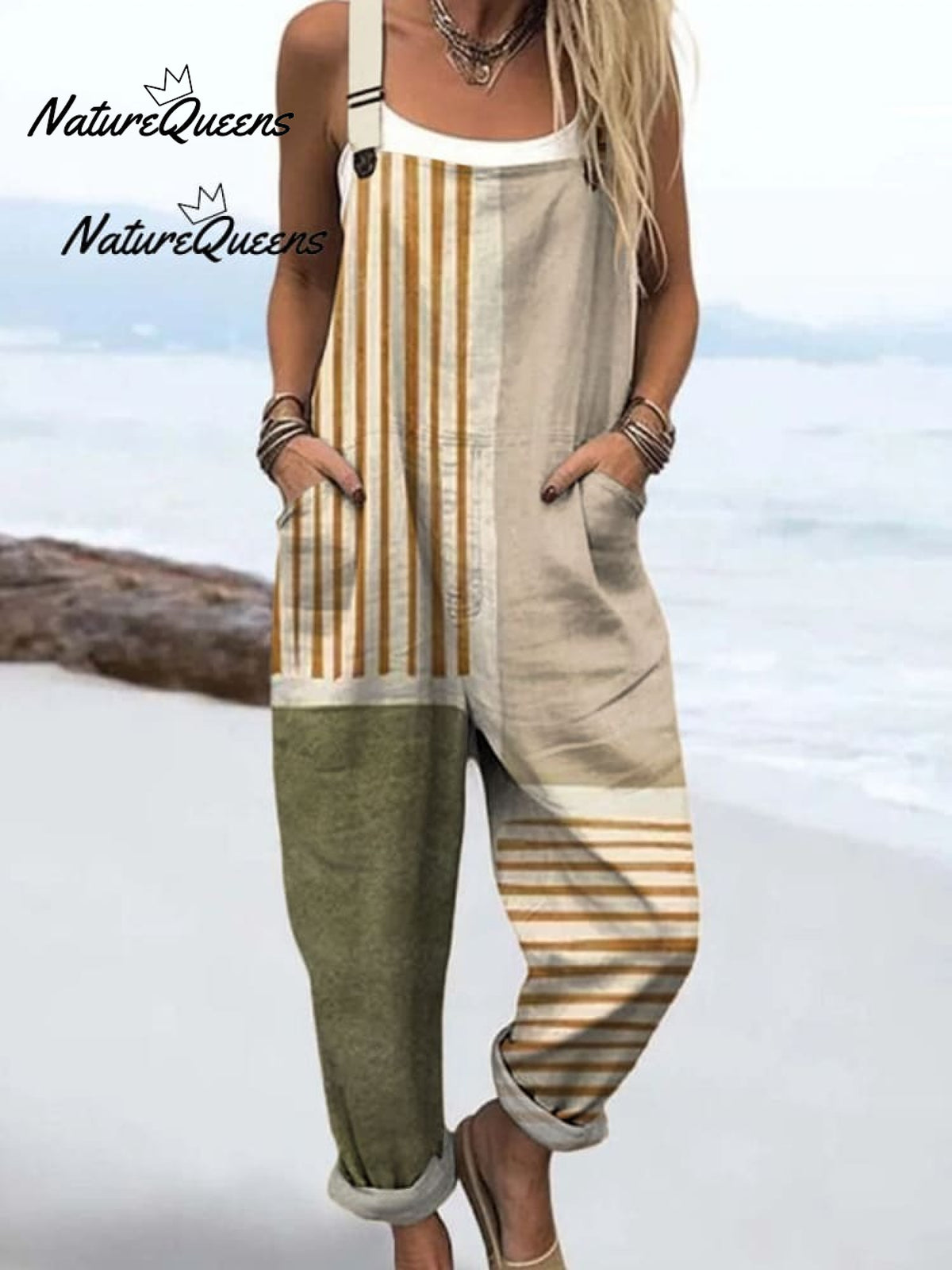 Women's Abstract Pattern Art Print Cotton Dress