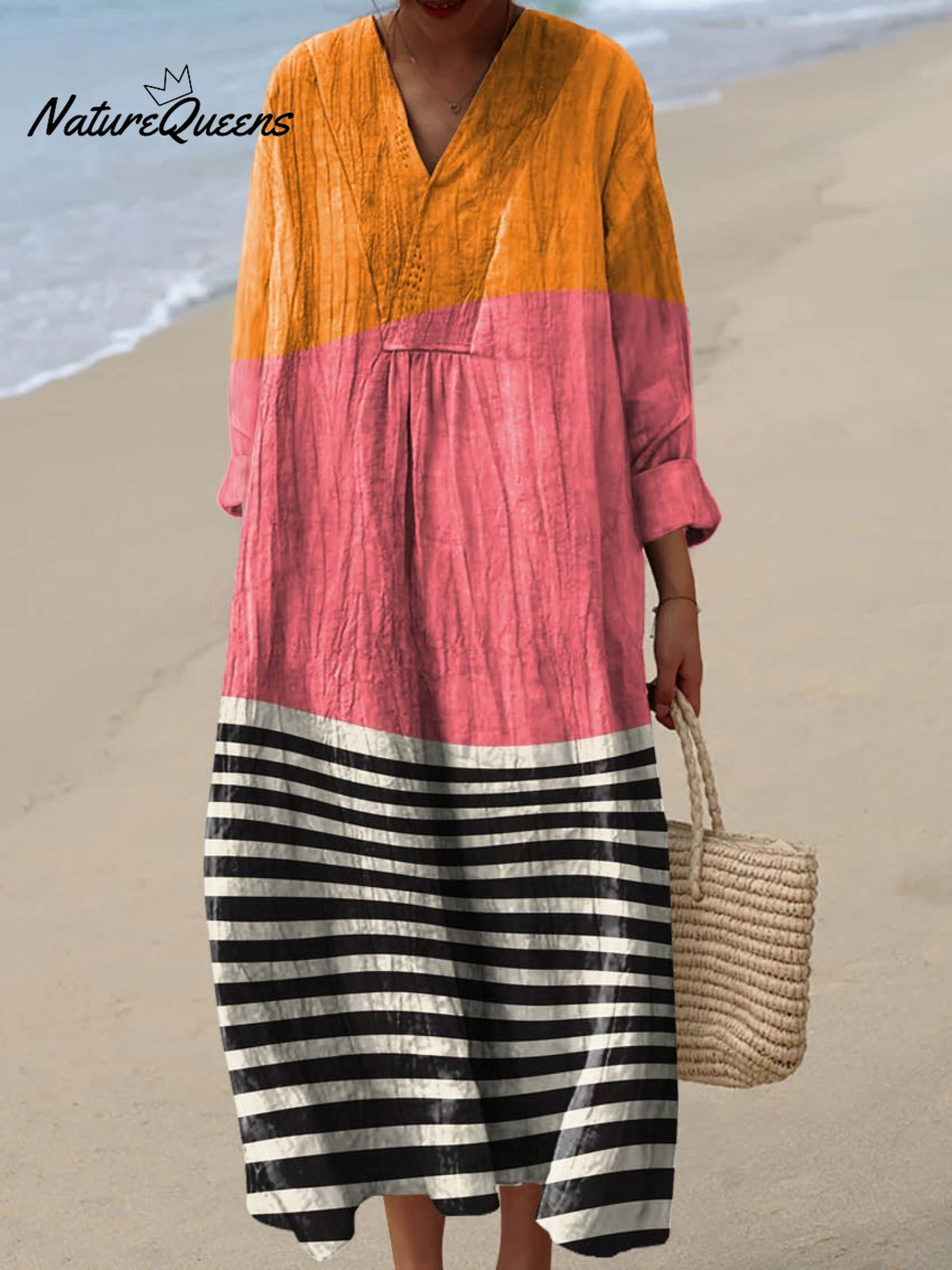 Women's Abstract Pattern Art Print Casual 100% Cotton Wide Leg Jumpsuit