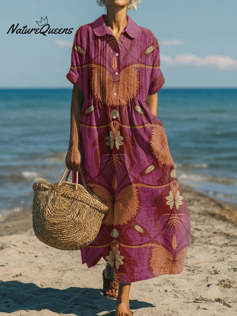 Women's Symmetry Totem Art Print Dress