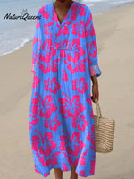 Women's Florals ArtPrint Casual Dress