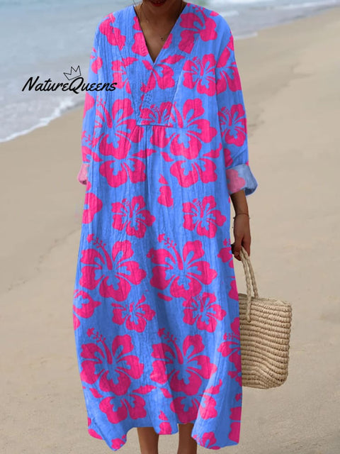Women's Florals Art  Print Casual Dress
