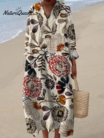 Women's Florals ArtPrint Casual Dress