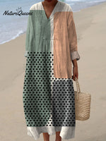 Women'sModernAbstract Art PrintCasualDress