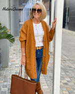 Solid Color Sweater Cardigan Sweaters