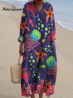 Women's Underwater World Art Print Dress