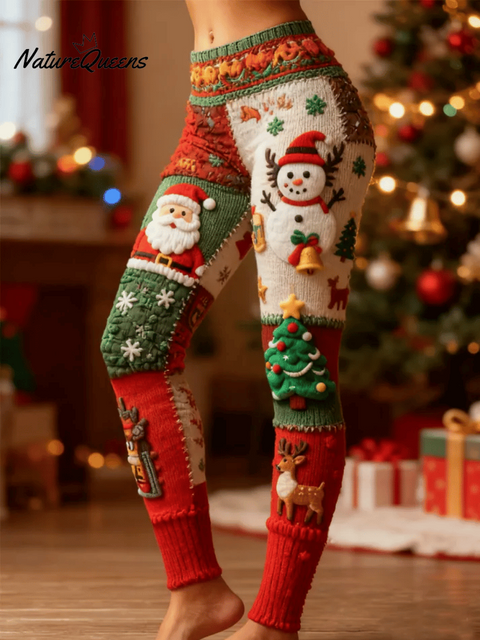 Women's Santa Claus Print Leggings