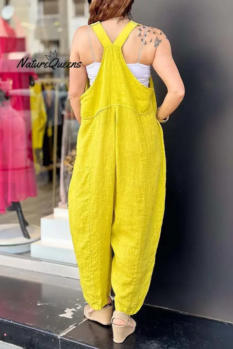 Women's casual overalls jumpsuit