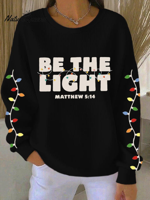 Women's Christian Christmas Print Casual Sweatshirt