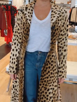 Alaia Animal Print Long Coat
