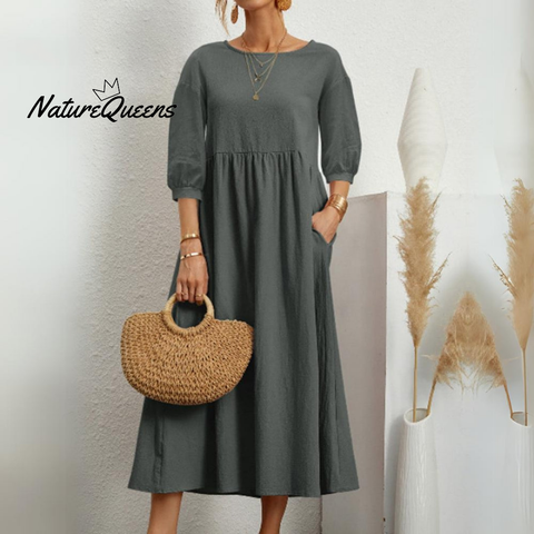 CHRISTINE? | Timeless Cotton Maxi Dress