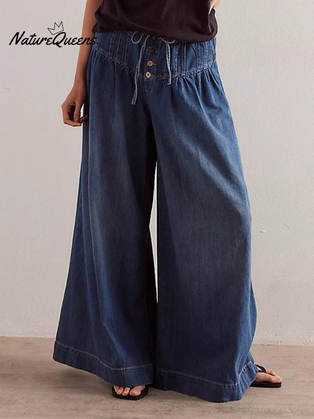 Loose Fit Wide-Leg Jeans