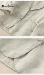 Casual thin cotton linen jacket