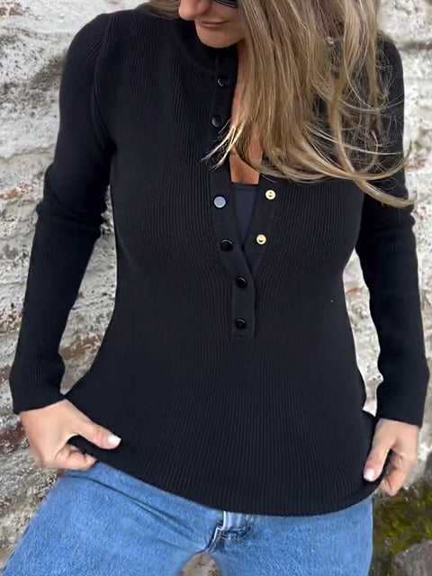 Women's Lapel Long Sleeve Solid Color Casual Slim Fit Cardigan