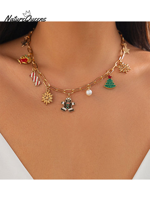 Women's Christmas Fashion Necklace Accessories
